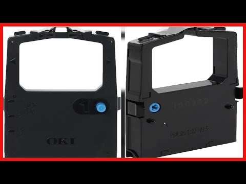 Okidata Black Nylon Ribbon for Microline 320321 Printers 56 Inch x 2 Yards