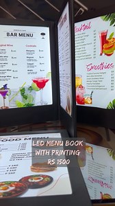 25K views · 2.9K reactions |  Special Dussehra Offer on LED Menu Books – Limited Time Only!  | Bharti DTF | Facebook