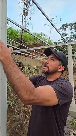 Asi se hace un columna de tubo PVC #construccion #albañilería