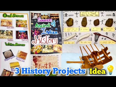 School projects Idea 💡3 Easy History project for school 🏫 Diy school projects