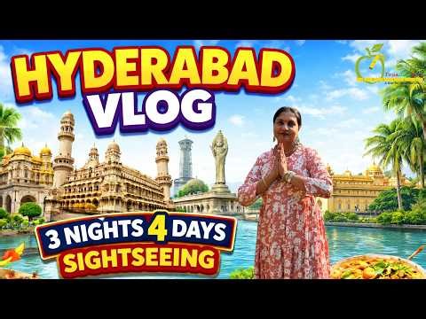 Hyderabad Vlog | 3 Nights 4 Days Full Itinerary 😍 | Complete Travel Guide with Dt. Vaishali Gupta