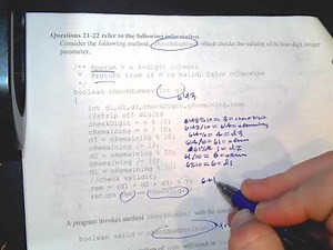 AP Computer Science A - Multiple-Choice - Unit 1 Introductory Java Language Features part 2 #19-26