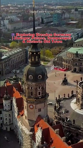 🏛 Dresden Germany 4K | Baroque Architecture, Frauenkirche & Stunning Elbe River Views #shorts