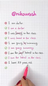 Common mistakes in English #reels | Nikourosh Nikourosh