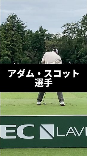 アダム・スコット選手のアイアンショットのスイング