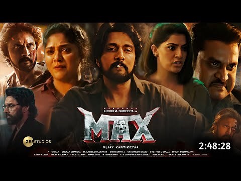 Max Full Movie Hindi Dubbed 2024 South Collection | Kiccha Sudeep | Varalaxmi S | Sunil | Best Movie