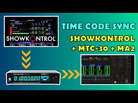 【DOREMiDi】ShowKontrol Timecode and GrandMA2 Sync(MTC-30+ShowKontrol +MA2)