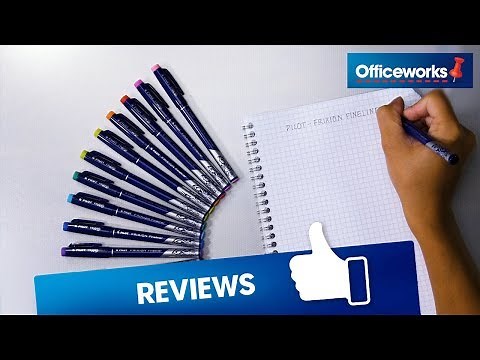 Pilot FriXion Fineliner Overview