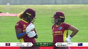 First six of ICC Women's Cricket World Cup 2022. The centurion Hayley Matthews can do it all 🔥 | ICC - International Cricket Council