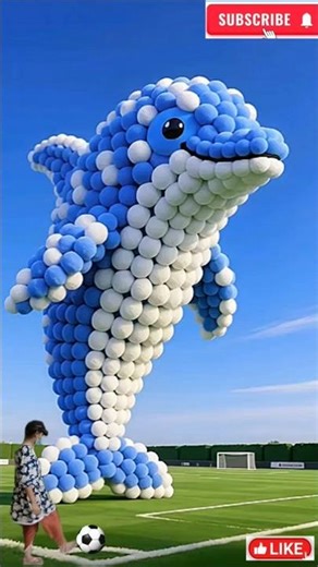 How about the design of the dolphin mascot placed on the football field little assistant