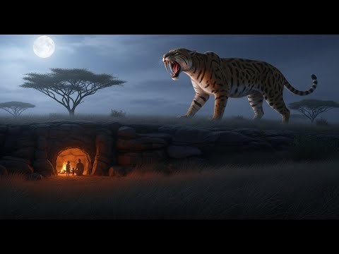Sabertooth Ambush: How Prehistoric Hominins Defended Their Cave | Hominid History
