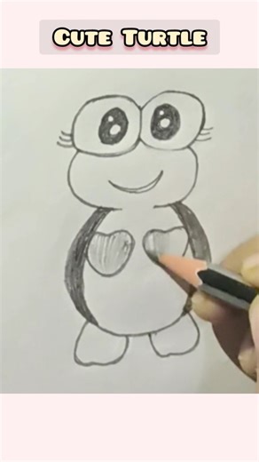 Cute turtle drawing || how to draw #drawing #easydrawing #art #drawingtutorial #animaldrawing