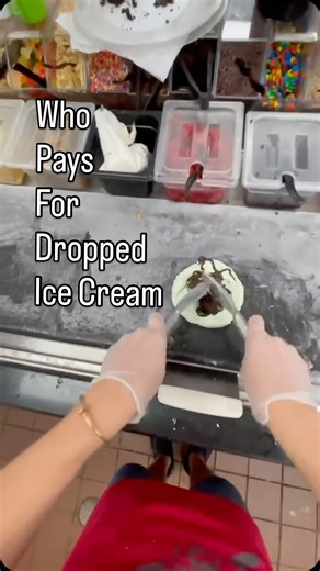 Dylan Lemay | Ice Cream on Instagram: "Who pays for dropped ice cream?"