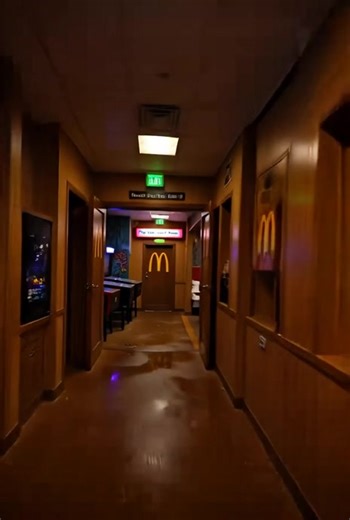 We found a fully themed McDonald’s cruise ship in the USA that’s been abandoned since early 2025. From a massive waterpark deck with giant slides to a full McDonaldland promenade, themed restaurants, arcade rooms and even custom cabins… everything was left behind. Would you step inside this floating McDonald’s world? 👀🍟 #Abandoned #Urbex #Exploration #McDonalds #CruiseShip #UrbanExploring #POV | Misha Khan