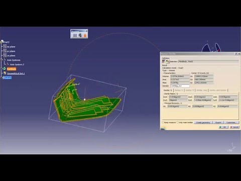 Catia V5 | Catia V6: Measure Inertia