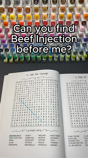 Can you find beef injection before I do? This puzzle is from Filthy Words and Where to Find Them: A Dirty Word Search Puzzle Book. The euphemisms are doing a lot of heavy lifting in this one. I will be picking a few words from the same page before moving on. Some pages are simply too committed to the bit to rush. Link in bio. #wordsearchpuzzle #wordsearchchallenge #puzzleaddict #dirtyhumor #unhingedpress | Unhinged Press