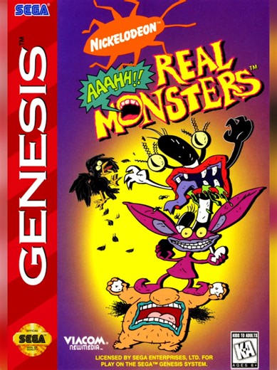 The Aaahh!!! Real Monsters Game Was Peak 90s #aaahhrealmonsters #nostalgia #retrogaming #videogames #gamertiktok