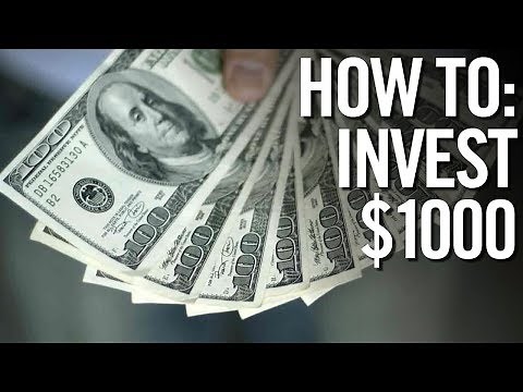 HOW TO INVEST $1000 📈 Investing Your First 1000 Dollars