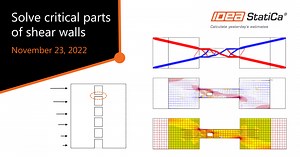 Solve critical parts of shear walls