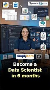 Become A Data Scientist In 6 Months (Even With ZERO Experience) | #Shorts | #Simplilearn