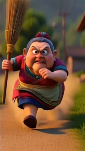 "বানর যখন পিঠা চোর! 🐒🤣 শেষটা দেখুন!" #shortfilm #monkeystory