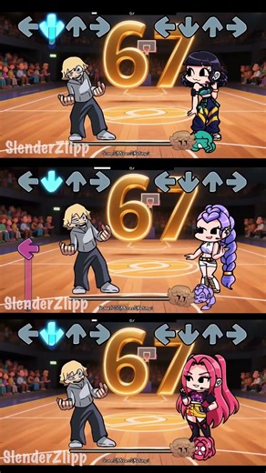 67 Kid vs Huntrix Mod (Zoey, Rumi, Mira) - Friday Night Funkin' Game - Kpop Demon Hunters