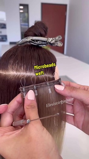 One-step-weft 💁‍♀️we also call it microbeads weft wholesale customzie for salon💎💎💎1kg contact us 📲 8615013139543 #hairstyle #microbeadhairextensions #microbeadextensions #microbeadedweft #microbeading #microbeads #newextensions #hairextensionspecialist #hairextensionsalon #hairextensioneducation #hairfactory #hairvendorlist