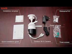 Tenda Wi Fi Camera - CT6 1080p Unboxing, Features, Setup, Settings, Video & Audio Quality