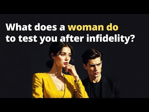 What does a woman do to test you after infidelity?5 things a woman does after infidelity