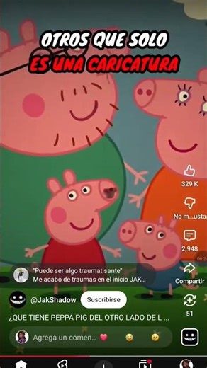 ¿Nick jr. Qué tiene Peppa pig El otro lado de la cara?