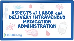 Medication administration - Intravenous labor and delivery: Nursing pharmacology: Video, Causes, & Meaning | Osmosis