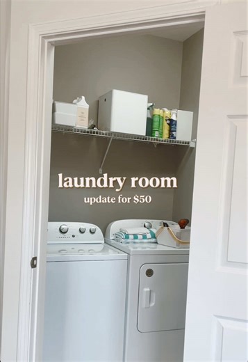 Quick and Affordable Laundry Room Makeover