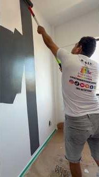 Pintura de parede de quarto em apartamento do 6 andar