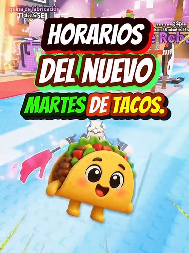 Horarios Confirmados para Martes de Tacos en Roblox