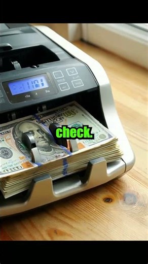 Automated Money Counting Machine in Action | Fast, Accurate & Realistic Demo #shorts #viral #tiktok