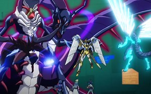 【游戏王ZEXAL】70-1 战栗的最凶龙现身！ 伪骸神龙 心地龙！ 菲卡博士 vs 游马&快斗&鲨鱼（中）_哔哩哔哩_bilibili