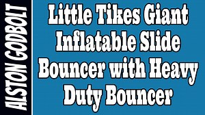 Watch Little Tikes Giant Inflatable Slide Bouncer Setup on Amazon Live