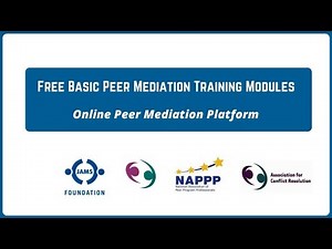 Free Basic Peer Mediation Training Modules - Online Peer Mediation Project