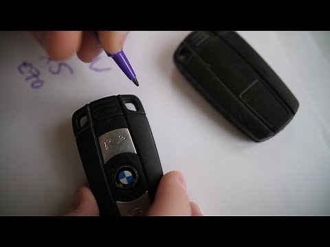 2006 - 2013 BMW X5 Key Battery Replacement E70 Fob Remote