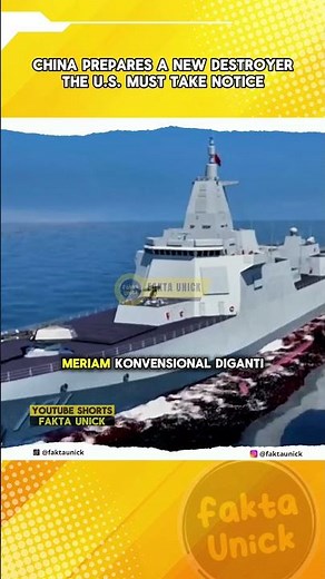 China Bocorkan Kapal Perusak Baru yang Bisa Saingi Amerika!