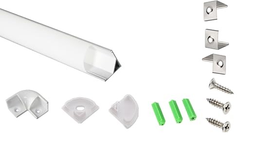 10-Pack 3.28FT LED Strip V Shape Channel Diffuser