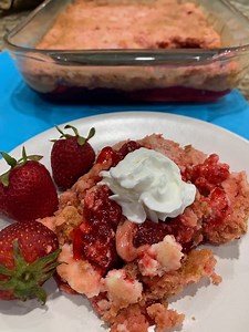 201K views · 4K reactions | Simple Strawberry Cheesecake Treat! Delight your tastebuds with this strawberry cheesecake dessert. #dessert #strawberry #cheesecake #easyrecipes | Scott & Karen | Facebook