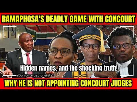 RAMAPHOSA'S SECRET GAME EXPOSED: Sinister Reason Why he's NOT Appointing ConCourt Judges
