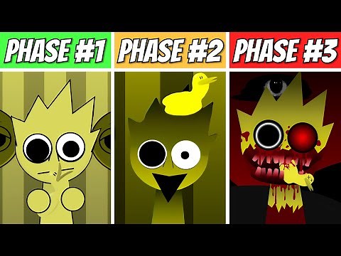 ALL NEW PHASES IN INCREDIBOX SPRUNKI MUSTARD 2! From Phase 1 to Phase 3
