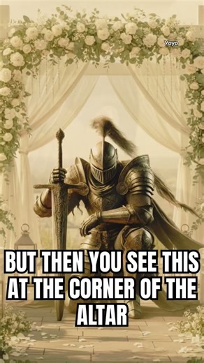 YEAH MY GROOM WAS DEFINITELY NOT CRYING FOR ME #princess#knight#wedding#sad#shortsfeed#goldenbrown