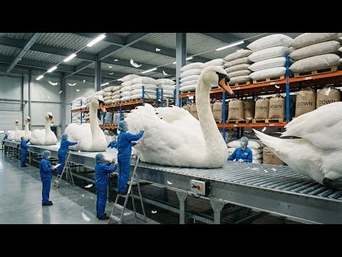 Inside the Factory How Goose Down Pillow is Actually Processed!