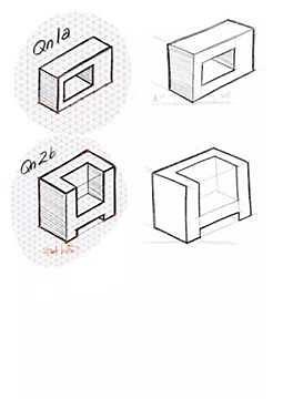 Drawing Isometric Objects (Freehand)