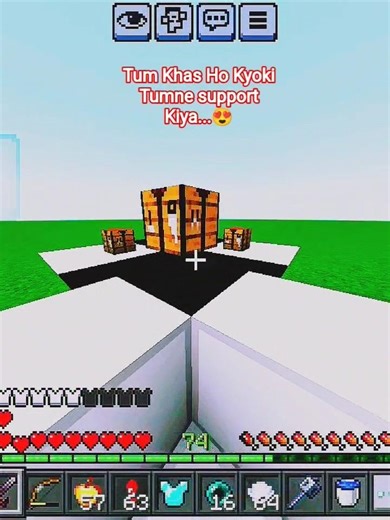 Giant Crafting Table 😱🥶 #minecraft