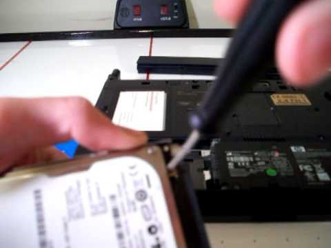 HP Compaq nc8230 Hard Drive Removal