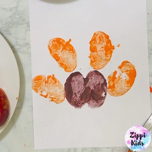 6K views · 22 reactions | Apple Printed Turkey craft for thanksgiving 旅....A perfect craft for November for kids | Zippi Kids Corner | Facebook